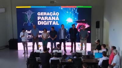 Programa Paraná Digital teve Aula Inaugural em Laranjeiras do Sul